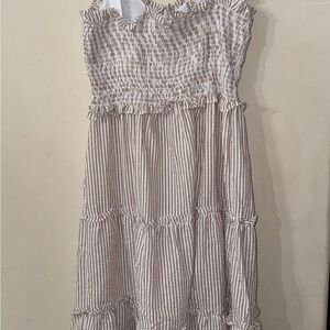 Striped Sleeveless Dress